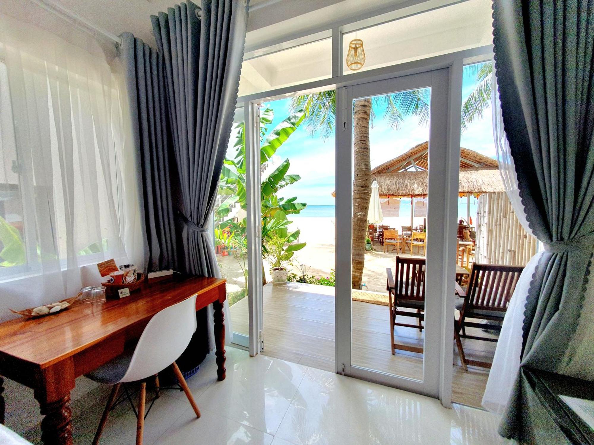 Lucky Spot Beach Bungalow Bed & Breakfast Song Cau Bagian luar foto